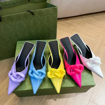 Bežné Pohodlné Svadobné Lady Sandalias Kvalitné dámske topánky Típat Prst Na ženské Topánky, Vysoké Podpätky Sandále A436