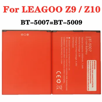 BT-5007 BT-5009 BT5007 BT5009 Originálne Batérie Pre LEAGOO Z9 Z10 Telefón Batterie 2000mAh Vysokej Kvality kontakty batérie