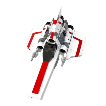 Buildmoc Letectva Hrad Space Fighter MKII Koloniálnej High-Tech StarW Priestor Serie stavebným Vzdelávania Tehla Dieťa Darček