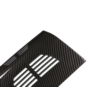 Carbon Fiber Svetla na Čítanie Rám Orezania Dekorácie Panel Nálepky Kryt pre-BMW 3 Series E90 Interiéru Auto Príslušenstvo