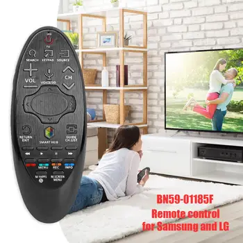 Diaľkové Ovládanie Kompatibilné pre Samsung a LG Smart TV BN59-01185F BN59-01185D BN59-01184D BN59-01182D Čierna