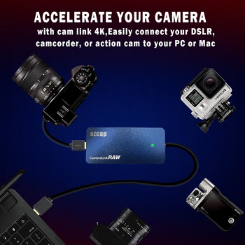 Ezcap 322 4K30P/1080p 120fps HDMI Video Zachytiť Kartu Nahrávanie Videa cez DSLR,Videokamery Action Cam,Podpora Vysielanie Live Streaming