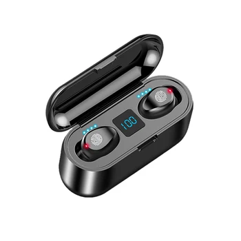F9 Bluetooth 5.0 Slúchadlá LED Displej TWS Bezdrôtové Slúchadlá HIFI Mini In-ear Športové Vodotesné Slúchadlá Slúchadlá Pre iOS/Android