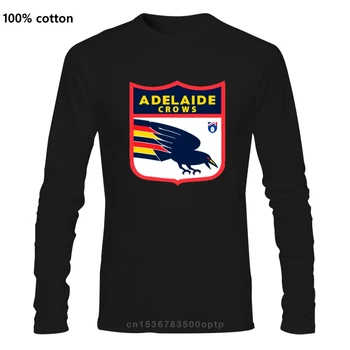 Hot predaj mužov tričko Adelaide Vrany Dospelých Retro Pánske Tričko Tee Úradný AFL 9341139922872 mužov tričko ženy t-shirt