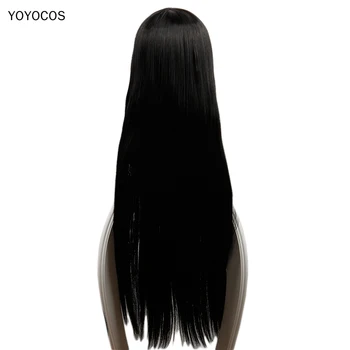 Jabami Yumeko Cosplay Parochňu Kakegurui Cosplay Vášnivý Hráč Ženy Parochne Čierne Dlhá Parochňa Tepelne Odolných Syntetických Vlasov Halloween