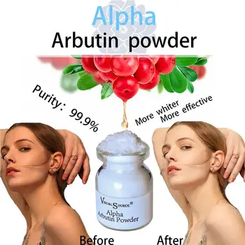 Kozmetické Stupeň Silné Bielenie Pokožky Alfa Arbutin Lightening Powder Ošetrenie Pokožky, Anti-aging Chloasma Pehy Zubov Powde