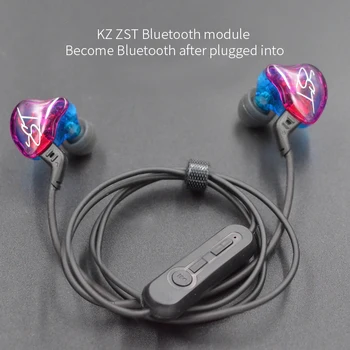 KZ ZST/ZS3/ZSTX Slúchadlá Bluetooth-compatib 4.2 Bezdrôtový Upgrade Modulu Kábel pre Ephone Kábel Platí KZ Originálne Bluetooth