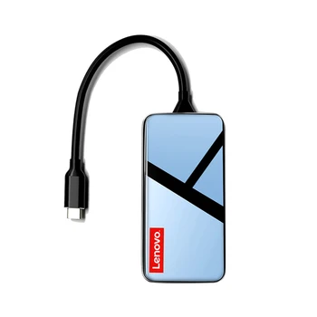 Lenovo USB Pôvodného Typ C-C ROZBOČOVAČ HDMI RJ45 Čítačka Kariet Multi USB3.0 PD Adaptér Príslušenstvo Pre Dock Splitter Prenosného počítača Tablet PC