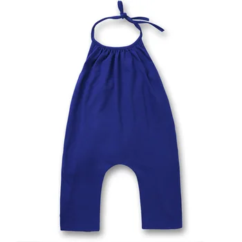 Letné Detské Oblečenie Baby Kombinézach Dievča Podväzky Príležitostné Voľné Backless Jumpsuit Detí Bežné Harlem Nohavice