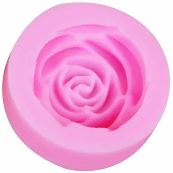 M807 3D Succulents Rose Sviečka Formy Mydlo Formy Kuchyňa-Pečenie Živice Silikónové Formy Domáce Dekorácie 3D DIY Hliny Plavidlá, Vosku,-Výroba