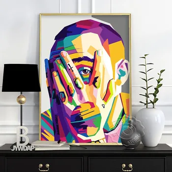 Mac Miller Rapper Hip Hop Hviezdičkový Hot Spevák Plagáty a Vytlačí Moderné Nástenné Umelecké Plátno Obrazy Obývacia Izba, Spálňa Domova