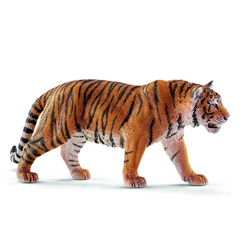 Novinka 6.2 palcový Tiger Údaje 14729 Divoký Život Zvierat Vzdelávacie Tvor Figúrka PVC Vzdelávacie Divoký Život Figúrka Bábiky Hračky