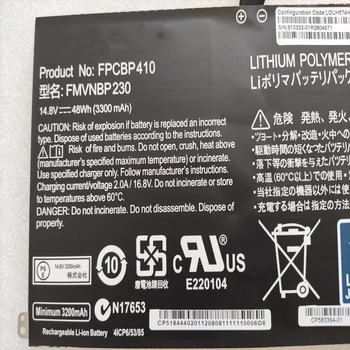 Nové FMVNBP230 FPCBP410 batérie Pre Fujitsu Lifebook U554 U574 UH554 UH574 FPB0304 Pravý Notebook Batérie 14,8 V V 48Wh