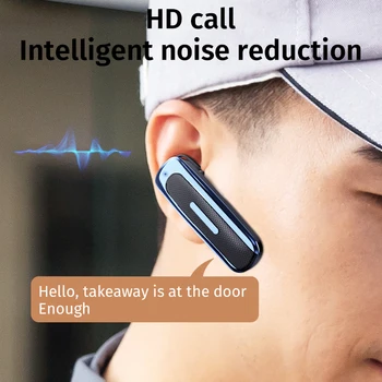 Nové Handsfree Bluetooth 5.0 Slúchadlá Bezdrôtové Slúchadlá Pre Xiao Huawei Telefón Samsung Stereo Športové Business Ucho-Hák Headset