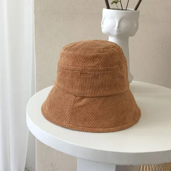 Nové Menčester Vedierko Hat Ženy Panama Zimné Jeseň Teplé Pevné Streetwear Skladacie Cestovné Slnko Spp Veľké Širokú Clonu Vintage Ploché Klobúk