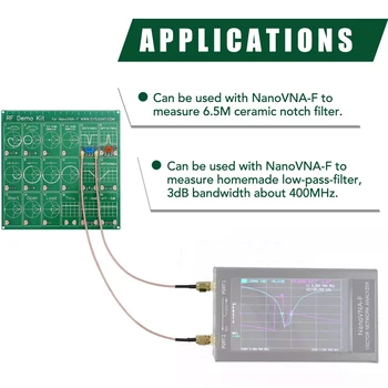 NOVÉ Nové 2.8 palcový LCD Displej NanoVNA-H HF a VHF UHF NanoVNA 50K-900M Vektor Analyzátora Siete Anténa Analyzer