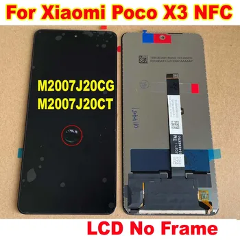 Originál NOVÉ Pre Xiao Poco X3 NFC X3Pro LCD Displej Dotykový Panel Obrazovky Digitalizátorom. Montáž Skla Senzor Mobile Pantalla + Rám