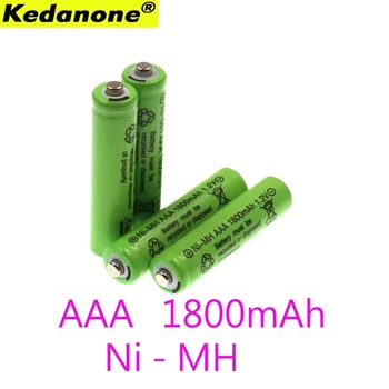 Originálne 1.2 V AAA Nabíjateľné Batérie 1800mAh Ni-MH AA Rechargeble Batérie Alkalické Pre Kamera Anti-Pád autíčka