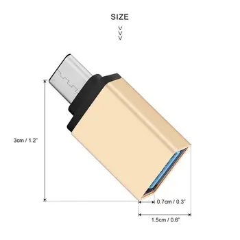OTG USB napájací Adaptér Typ C, USB 3.0 Adapter-Typ-C Adaptér OTG Kábel Pre Macbook Pro Air Tablet Samsung Huawei Xiao USB OTG