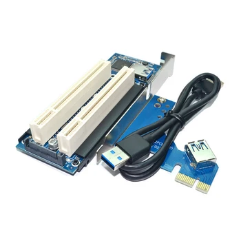 PCI Express Extender Adaptér Converter, Notebook, Smartphone Rozšírenie Converter PCI-E Dual PCI Stúpačky Karty na Ploche