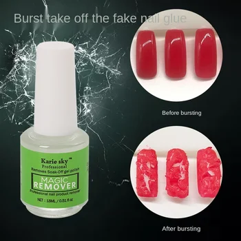 Praskla nail polish remover pohodlné a rýchle nail polish remover 18ml magic nail polish remover špeciálne nail polish remover