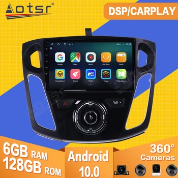 Pre Ford Focus 2012 2013 2016 2017 Android Auto Pásky Rádio Rekordér, Video Prehrávač Navi GPS Carplay Multimediálne Vedúci Jednotky