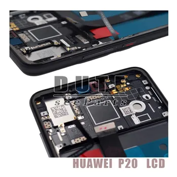 Pre Huawei P20 LCD Displej +Dotykový Displej Digitalizátorom. Montáž Náhradná pre Huawei EML-L09 EML-L22 EML-L29 EML-AL00 LCD Displej