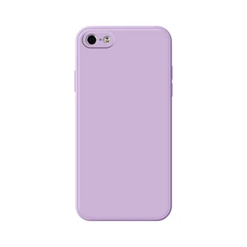 Pre iPhone 5 5s se Soft TPU Silikónové Ochranné Námestie Telefón Puzdro Jednoduché Purea Farby Zadný Kryt Fundas Coque