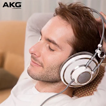 Pôvodné AKG K701 Profesionálny Monitor Slúchadlá ACG Káblové pripojenie Hifi Slúchadlá Studio Nahrávanie HD Slúchadlá Hry Hudba na Slúchadlá