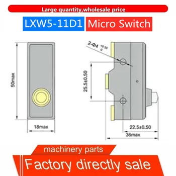 Pôvodné priame kvalitné micro switch LXW5-11D1 limitný spínač cestovné prepínač bakelite materiál