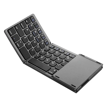 Skladacie Slim Bezdrôtová Kayboard USB Nabíjanie Blutooth Klávesnica Touchpad Vzduchu Myši, Klávesnice PC, Notebooku, Telefónu, Príslušenstvo