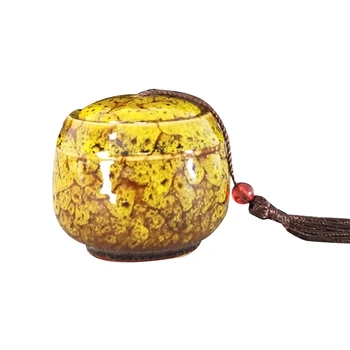 Skladovacia Nádrž Teapots Konzervy Čínskeho Porcelánu Keramické Čaj Cukrovinky, Káva Kanister Pre Domáce Cestovné MOWA889