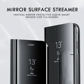 Smart mirror flip ochranný kryt telefónu xiomi readmi 9t prípade pre xiao redmi 9t 9 t redmi9t 6.53