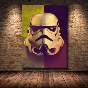 Star Wars Stormtrooper Múr Umenia Plagátu Plátno Maliarstvo, Film, Tapety, Maľby Nástenné Art Obrázky Obývacia Izba Domova
