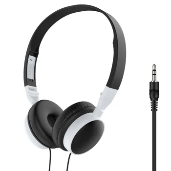 Subwoofer Káblové Herné Headset Hifi Kvalite Zvuku Skladacia Prenosné 3,5 mm Konektor, Vhodný Pre Pc Hra hosť Android ios