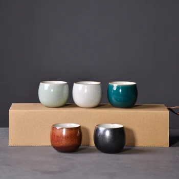 TANGPIN keramické teacups sada 4 poháre čínskej kung-fu pohár drinkware 50ml