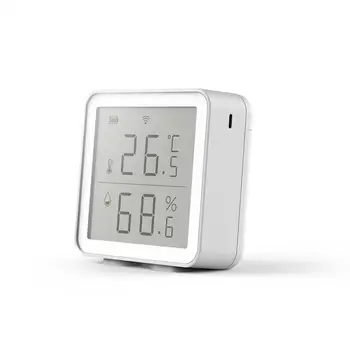 Teplota A Vlhkosť, Senzor Nízkej spotreby Energie Detektor Smart Home WIFI Digitálny LCD Teplomer Bezdrôtový Smart Digitálny Detektor