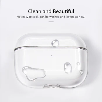 Transparentné Bezdrôtové Slúchadlá Plnenie Kryt Pre Apple AirPods 3 Pro Prípadoch Bluetooth-kompatibilné Box Headset Scratchproof Chrániť