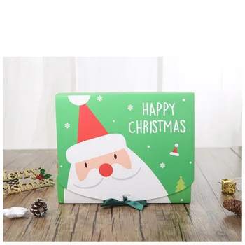 Vianočný darček box šťastné a veselé vianoce, santa claus obal cookie macarons vianoce, narodeniny, party darček, vianočné dekorácie