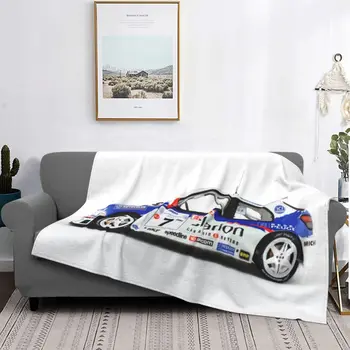 Vtipné Mužov Biela Čierna Peugeot 306 Auto F2 Super 2000 Rally Bavlna Bl Projektovanie Flanelové Deka