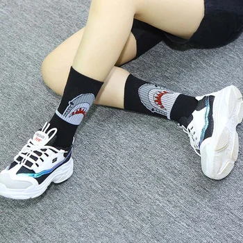 Vysoká Kvalita Harajuku Ponožka Štýl Ponožky pre Ženy, Mužov Ulici Skateboard Bavlny Dlho Hip Hop Ponožky Zábavné Meias Mužov Calcetines