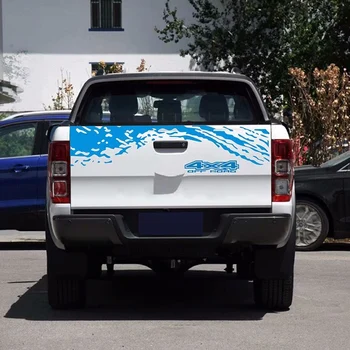 Vyzdvihnutie Batožinového Priestoru Zadné Dvere Nálepky Na Ford Ranger Auto Decalds Truck Grafický Vinyl Vlastné Dekor Kryt Auto Vonkajšie Príslušenstvo