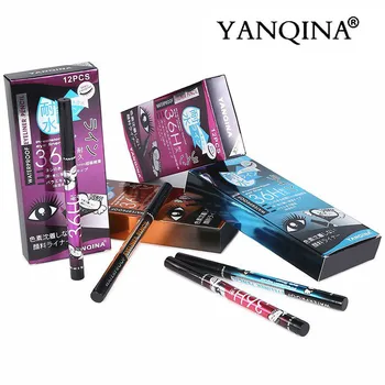 YANQINA 4Colors Nepremokavé Tekuté Očné linky tvoria Krásu Comestics Nepremokavé Dlho-trvajúce Eye Liner Ceruzka tvoria Nástroje