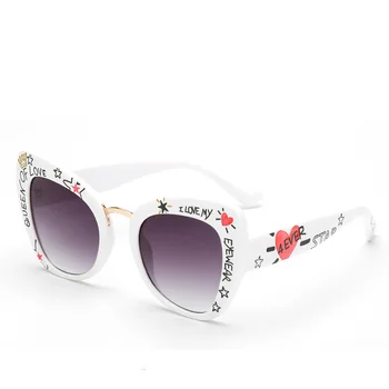 ZUCZUG Značky slnečné Okuliare Ženy Cat Eye Zrkadlové Plochou Šošovky Street Fashion Plastového Rámu Ženy slnečné Okuliare