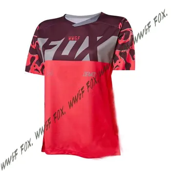 Žena Motocykel horských tím zjazdové športové tričko krátky rukáv športové tričko cyklistické tričko cross-country športové tričko