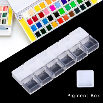 0.5/3.2 ML Prázdne Akvarel Pol Farba Panvice Pigment Box Farba Prípade Umenie Paletu Dodávky pre Umelca Študent Začiatočníkov Nástroj na Kreslenie