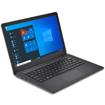 12.5 Palce N3350 Slim Malé Mini Notebook 4G RAM 64 G SSD Ultrabook Business Office Notebook Cool Čierna Netbook Prenosný Počítač PC