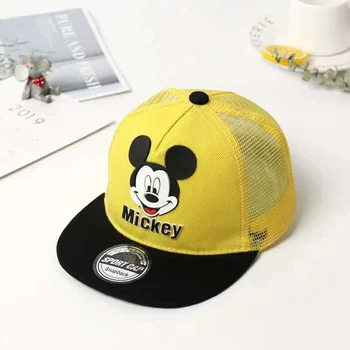 13 Štýle Disney Anime Mickey Mouse Deti Klobúk Chlapec Dievča Hip Hop Čiapky S Ušami Ploché Mickey Minnie Mouse Baby Cestovné Klobúk Obrázok Hračka