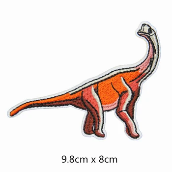 14pcs Dinosaura Mix Vzor Vyšívané Šiť Železa-na Patchs Odznak Tašky Klobúk Spp Džínsy Nášivka Textílie, samolepky, dekorácie zápisník