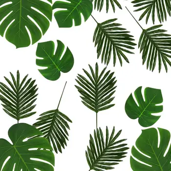 1Pc Umelé Tropical Palm Leaf Falošné Rastlín Home Office Svadobné Domov Garden Party Dekorácie